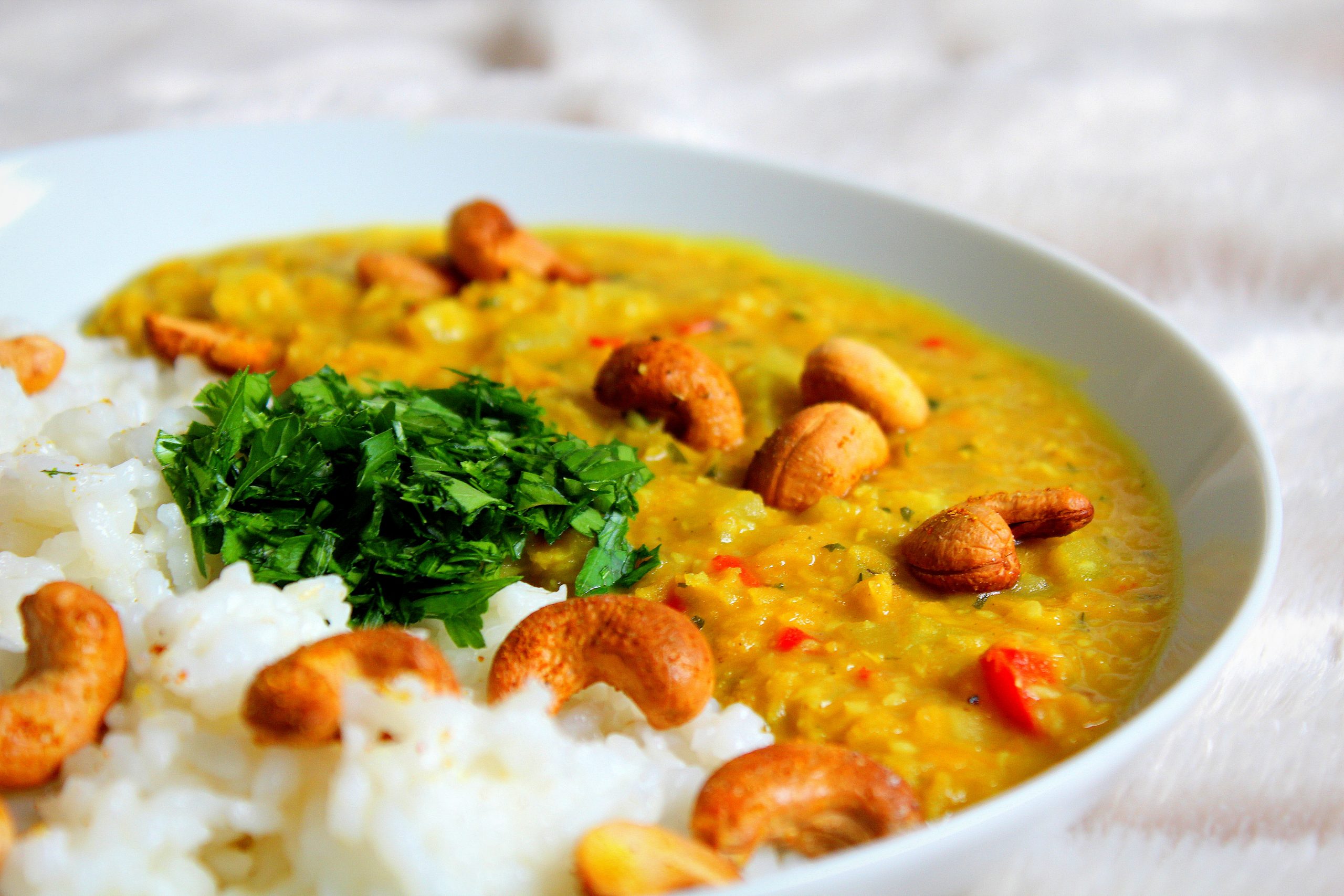 Poulet & Riz, Curry Coco, Légumes, Cacahuètes
