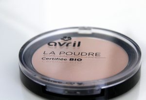 Poudre compacte teint Avril marque cosmétique vegan naturel