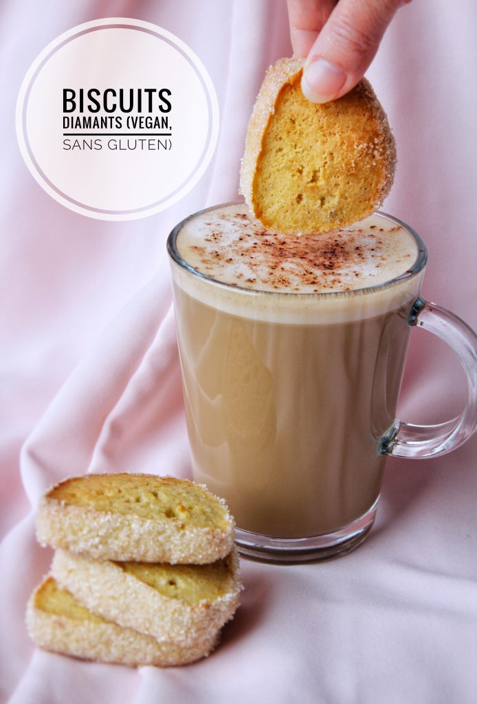 Biscuits diamants vegan sans gluten sans lactose végétarien