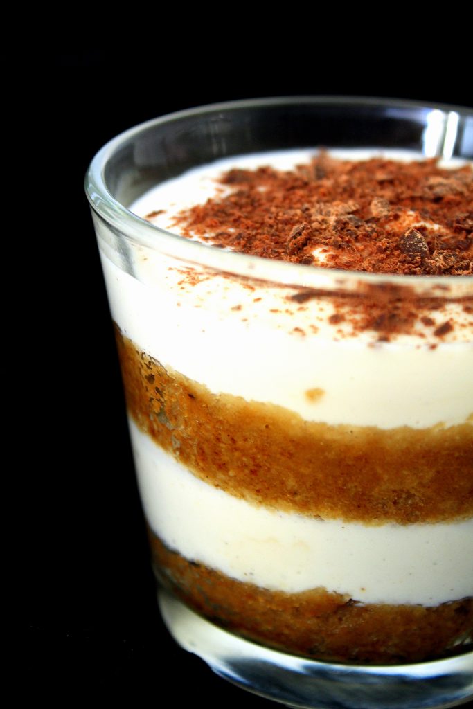 Tiramisu vegan, sans gluten, sans lactose, végétarien, sans œufs, recette