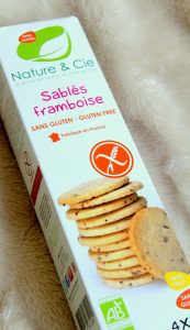 Biscuits framboise vegan sans gluten sans lactose bio Nature & Cie