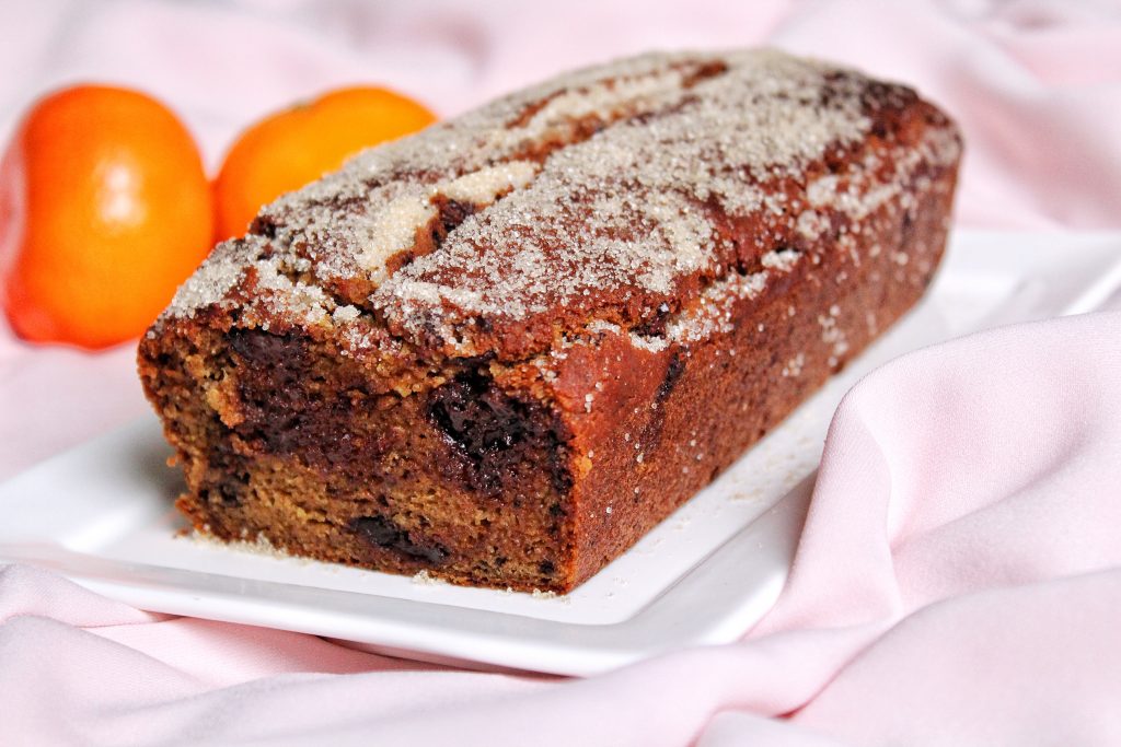Cake orange pépites chocolat vegan sans gluten sans lactose végétarien sans oeufs