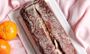 Cake orange pépites chocolat vegan sans gluten sans lactose végétarien sans oeufs