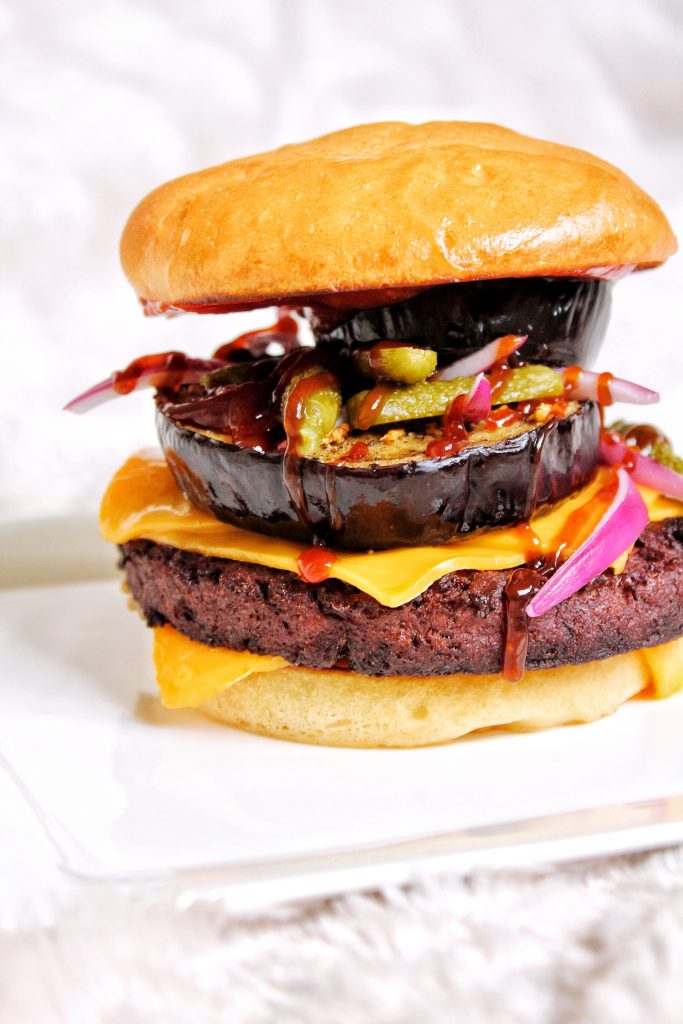 Cheeseburger vegan sans gluten sans lactose sans viande végétarien