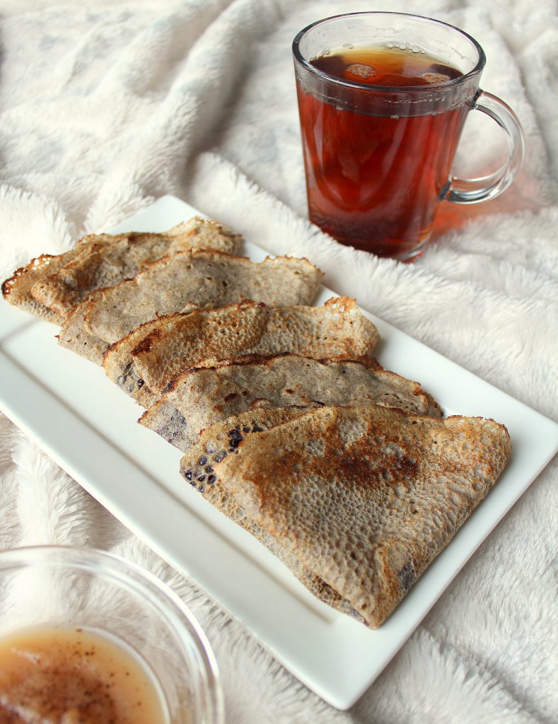 Crêpes farine sarrasin vegan sans gluten sans lactose végétarien recette