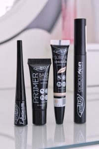 Eye liner concealer base mascara purobio cosmectics vegan naturel cruelty free