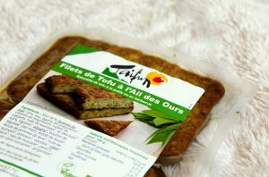 Filet tofu ail des ours taifun vegan sans gluten végétarien sans lactose bio