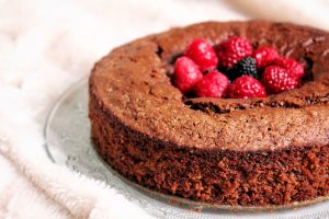 Gâteau chocolat courgette amande vegan sans gluten sans lactose sans oeufs