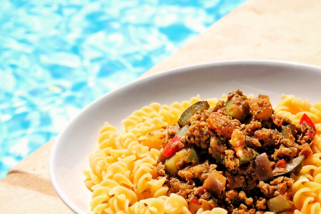 Haché végétal pâtes sans gluten valpi ratatouille vegan sans gluten sans lactose végétarien