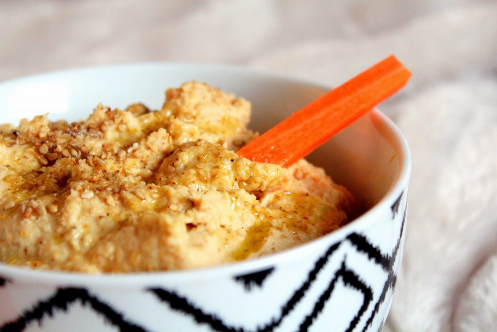 Houmous vegan végétarien sans gluten sans lactose recette