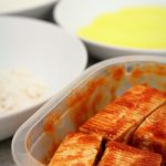 Marinade tofu nuggets vegan sans gluten sans lactose végétarien