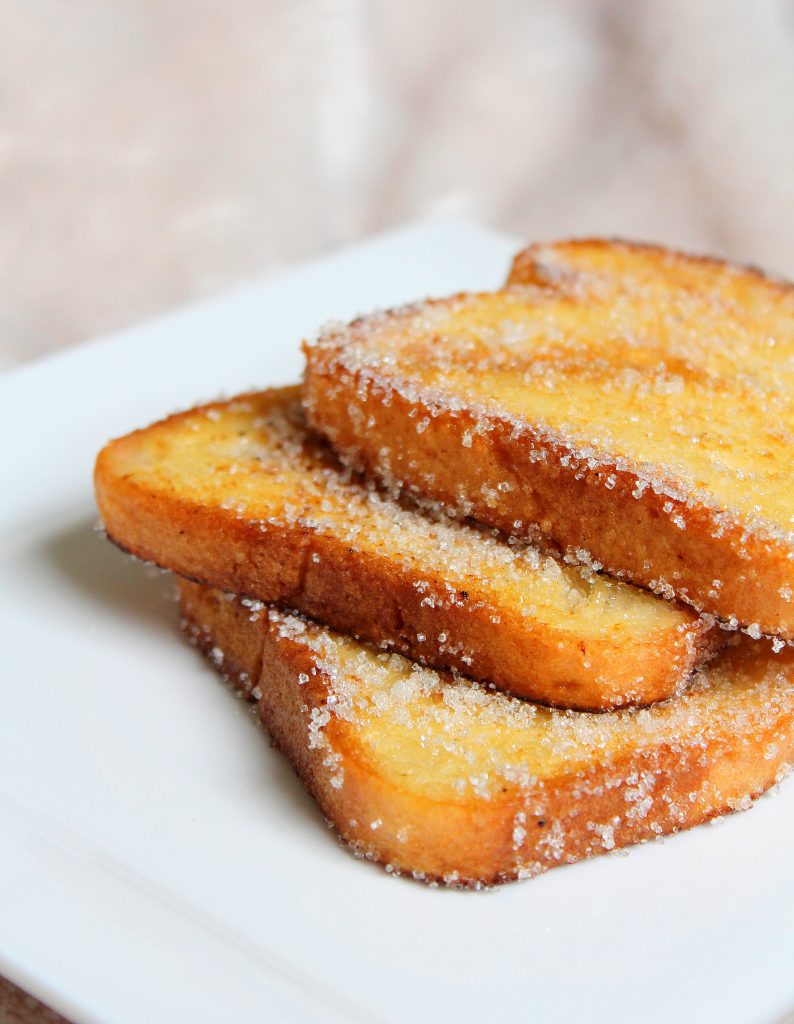 Pain perdu vegan sans gluten sans lactose végétarien