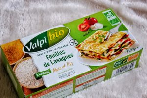Pâtes lasagnes valpi bio vegan sans gluten sans lactose végétarien
