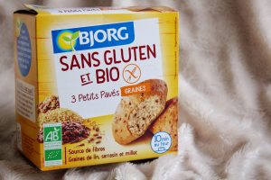 Petits pavés aux graines Björg bio sans gluten vegan végétarien