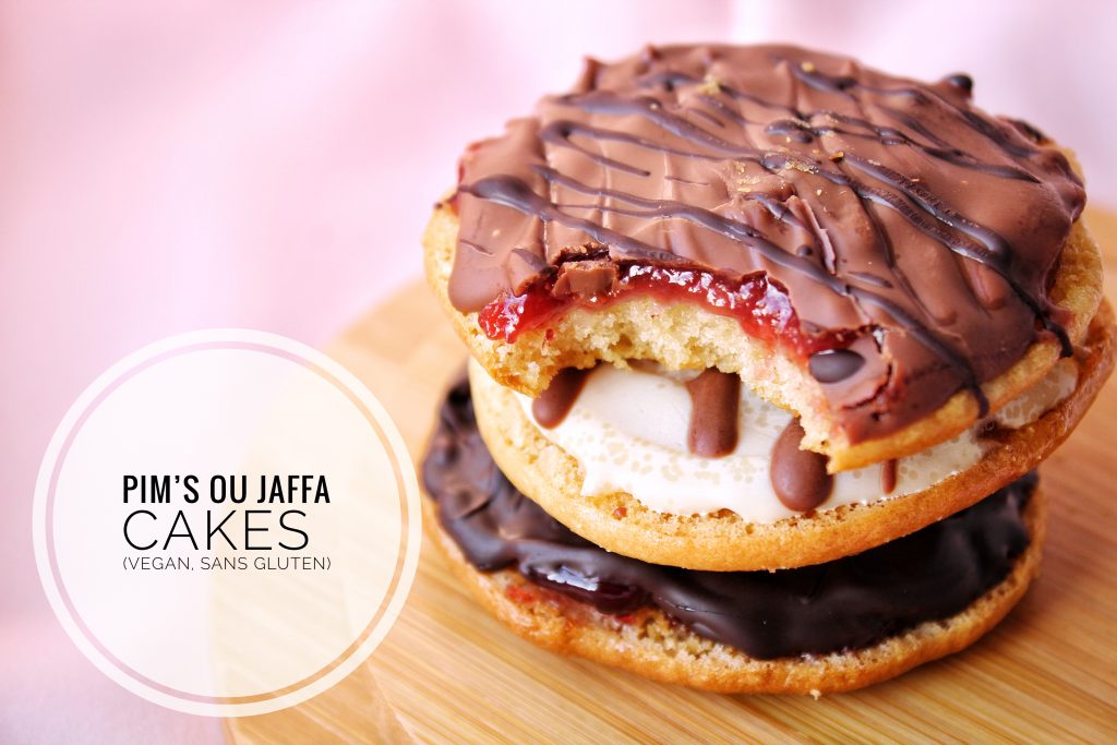 Pim's ou Jaffa Cakes vegan sans gluten sans lactose végétarien