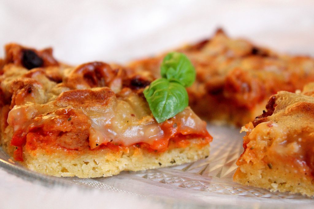 Pizza vegan sans gluten sans lactose fromage de pomme de terre végétarien