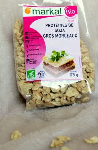 Protéines soja texturées markal bio vegan végétarien sans gluten sans lactose