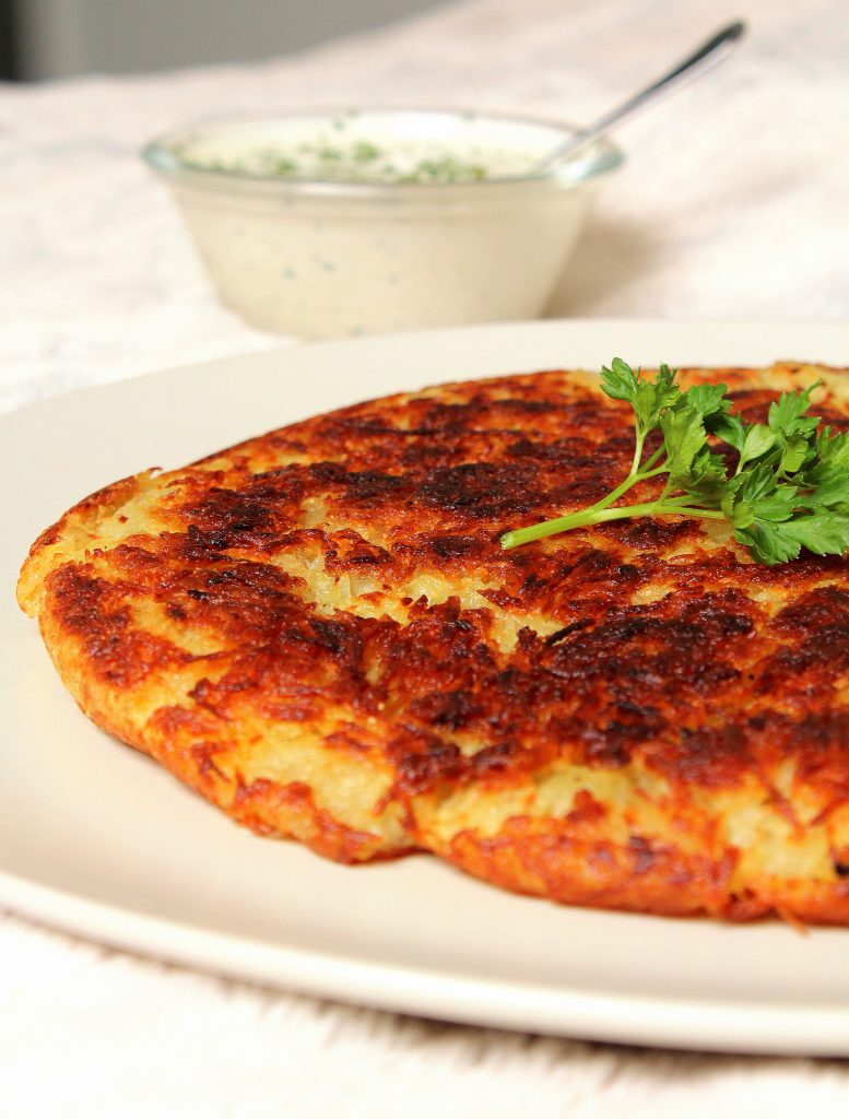 Rösti pommes de terre vegan sans gluten sans lactose végétarien recette