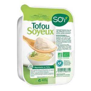 Soy tofu soyeux vegan bio