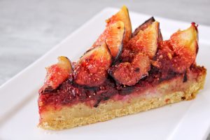 tarte amandine aux figues vegan sans gluten sans lactose végétarien