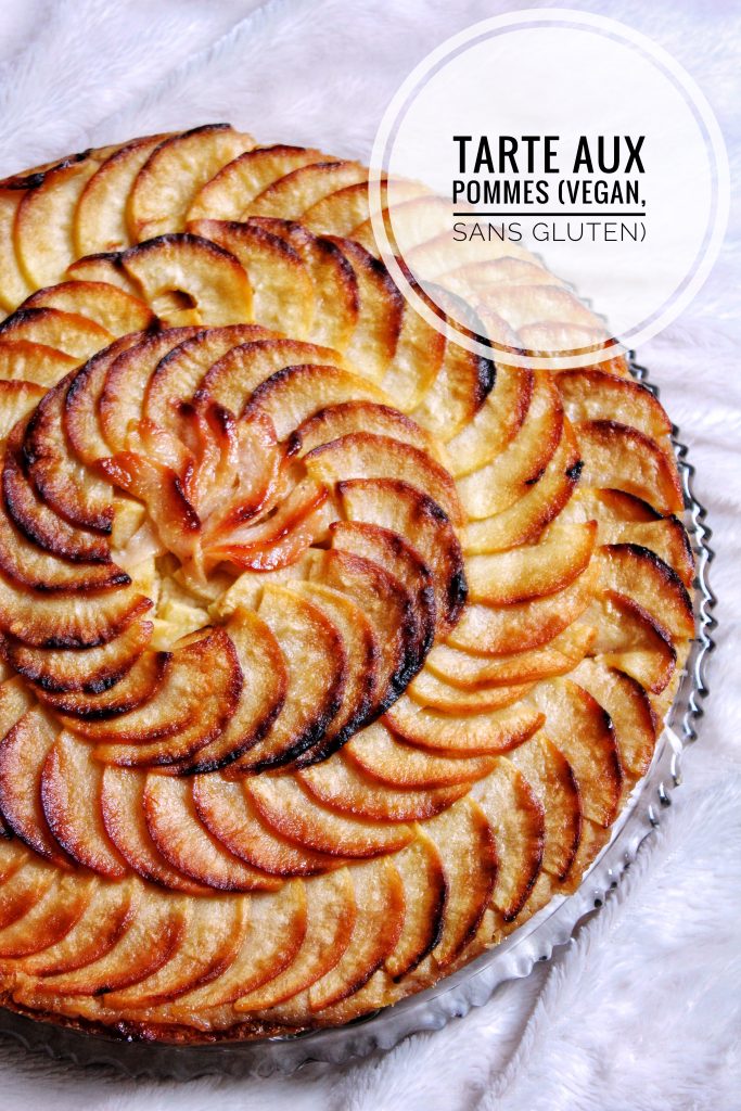 Tarte aux pommes vegan sans gluten sans lactose sans beurre sans œufs