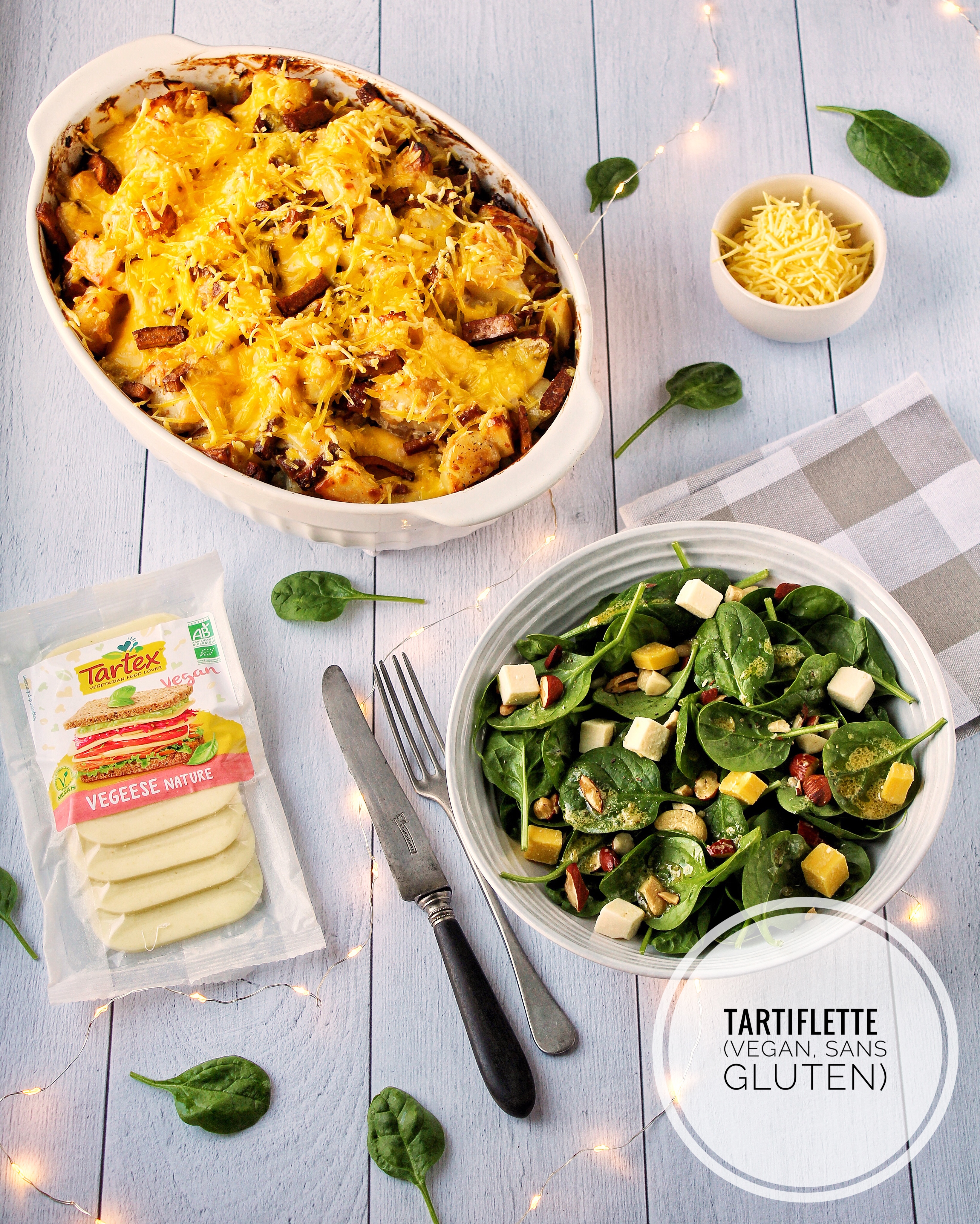 Tartiflette vegan sans gluten tartex